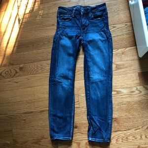 American eagle cropped straight jeans